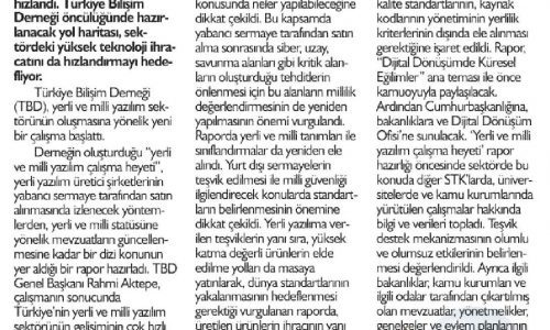 Milli Yazılımın Yol Haritası Çıkarıldı – VAN SESİ GAZETESİ