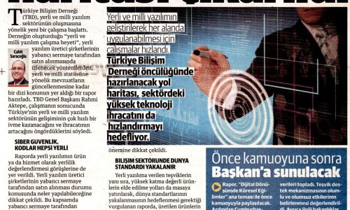 Milli Yazılımın Yol Haritası Çıkarıldı – YENİ ŞAFAK GAZETESİ