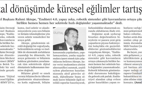 Dijital Dönüşümde Küresel Eğilimler Tartışıldı – HÜRSES