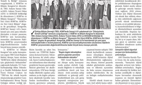 Özgün Teknoloji Projelerine Destek Vereceğiz – TİCARET GAZETESİ