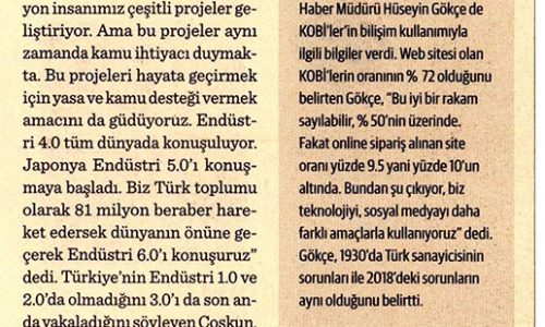 Türkiye Endüstri 6.0 Konuşmalı – DÜNYA GAZETESİ