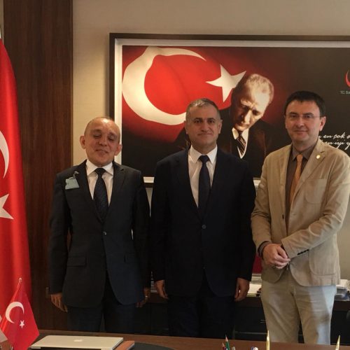 TBD Ankara Şubesi Yönetiminin  Sayın Dr. Mahir Ülgü’ye Tanışma ve Nezaket Ziyareti