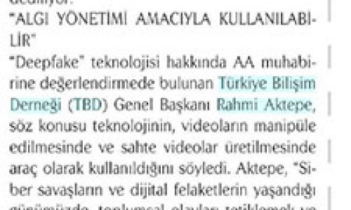 Korkutan Teknoloji Deepfake – BAYBURT SILA GAZETESİ