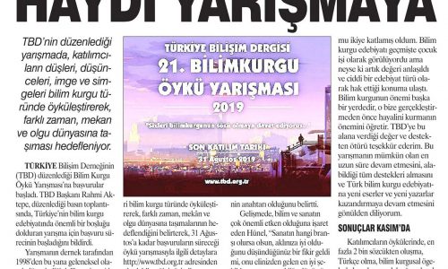 ‘Bilim-Kurgu’ Sevenler Haydi Yarışmaya – DOKUZ SÜTUN