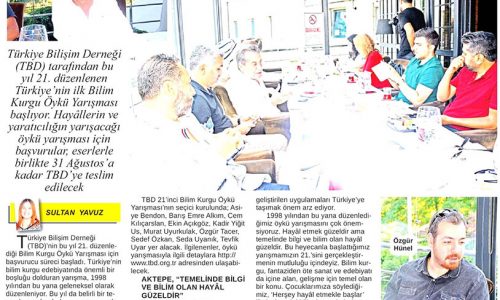 Türkiye Bilişim Derneği’nin 21. Öykü Yarışması Başladı – 24 SAAT