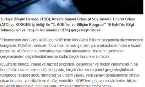 KOBİ’lere Bilişim Desteği Artacak – BİGPARA HÜRRİYET