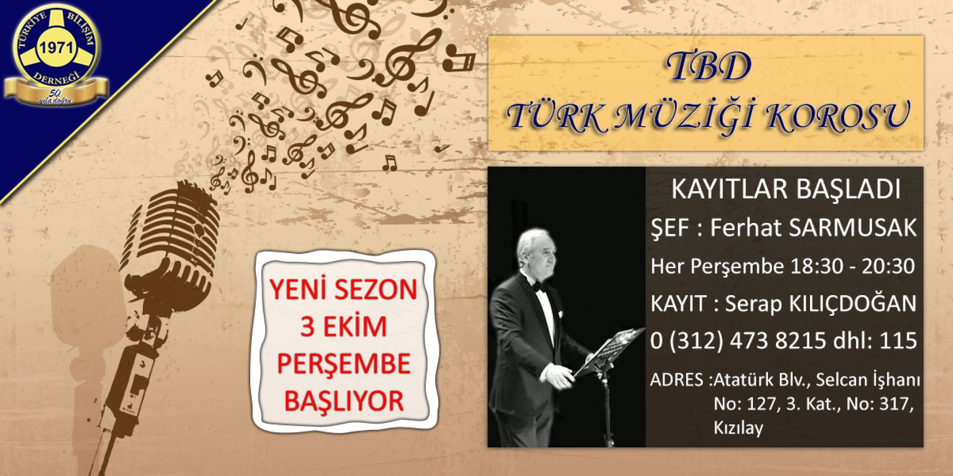 TBD Türk Müziği Korosu Kayıtlar Başladı