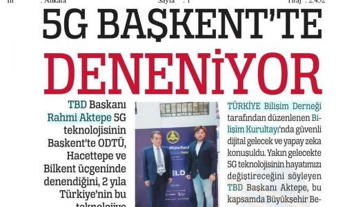 5G Başkent’te Deneniyor – İLKSAYFA