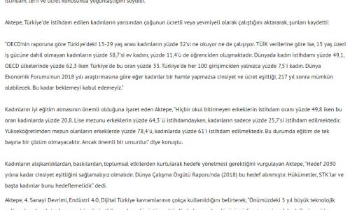 Avrupa Dijital Kadın Çeşitlilik Bildirgesi tanıtıldı – KON HABER