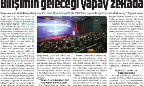 Bilişimin Geleceği Yapay Zekada – BİNGÖL ONLİNE