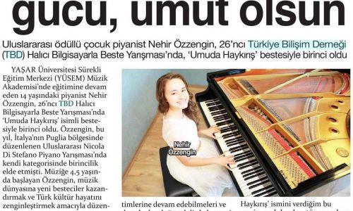 Müziğin İyileştirici Gücü, Umut Olsun – İZ GAZETE