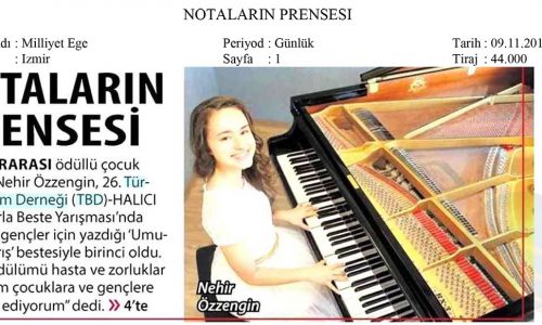 Notaların Prensesi – MİLLİYET EGE