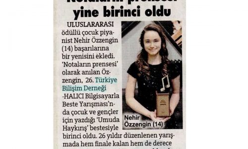 ‘Notaların Prensesi’ Yine Birinci Oldu – SÖZCÜ
