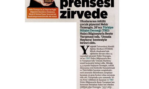 Notaların Prensesi Zirvede – TÜRKGÜN