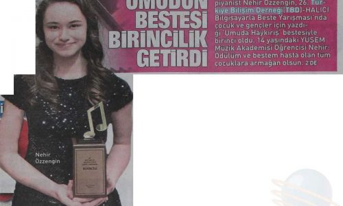 Umudun Bestesi Birincilik Getirdi – SABAH EGELİ