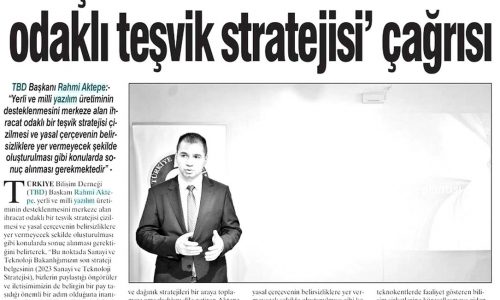Bilişim Sektöründen ‘İhracat Odaklı Teşvik Stratejisi’ Çağrısı – GÜNBOYU