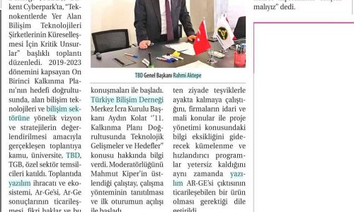 Dış Ticaret Diplomasisi Oluşturmalıyız – TİCARET GAZETESİ (İZMİR)