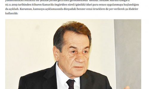 Para Cezası İşliyor – YENİ ŞAFAK