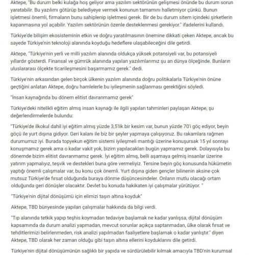 TBD: “Google ve Rekabet Kurumu anlaşma yolu bulacaktır” – HABERLER.COM