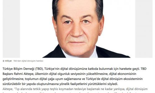 TBD’den Dijital Dönüşüm Hamlesi – MSN