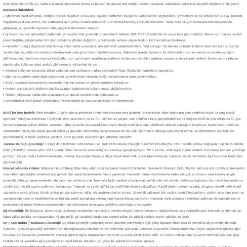 Herkese Acilen Gerekli “Siber Güvenlik” – KOBİ EFOR
