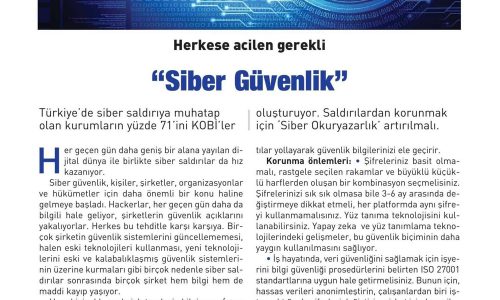 Siber Güvenlik – KOBİ EFOR