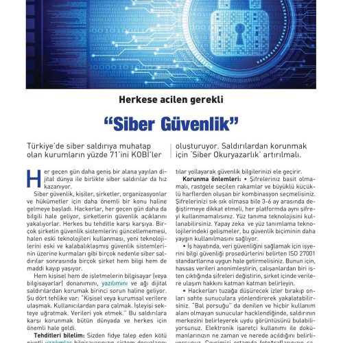 Siber Güvenlik – KOBİ EFOR