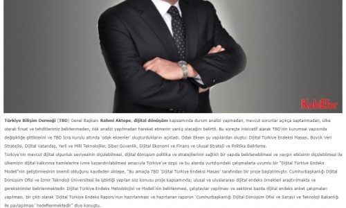 TBD Dijital Dönüşüm Ekosistemine Katkı Sağlıyor – KOBİ EFOR