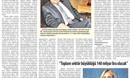 Türkiye, e-Dönüşüm Sıçramasını Tamamlamak Üzere – TİCARET GAZETESİ (İZMİR)