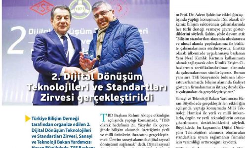 2. Dijital Dönüşüm Teknolojileri ve Standartları Zirvesi Gerçekleştirildi – ICT MEDIA