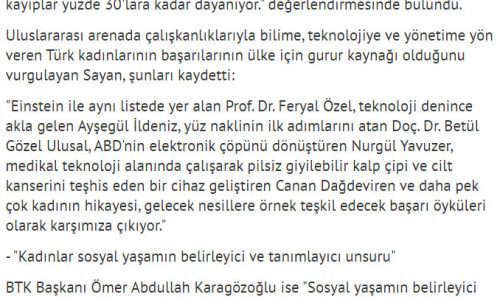 Dijital Dünya Kadınları Semineri – YENİ AKİT