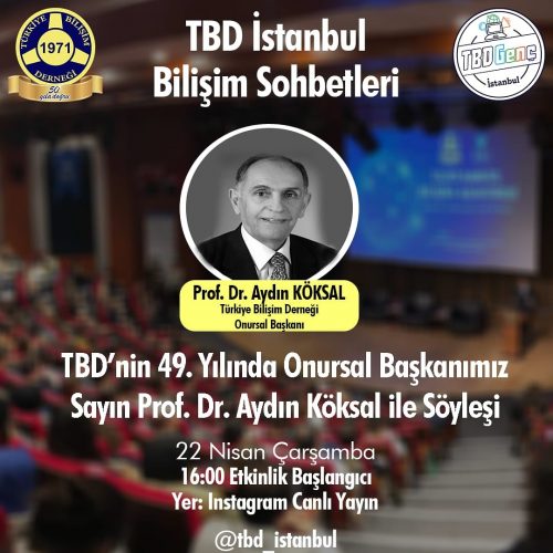 TBD’ nin Kuruluşunun 49. Yılında Onursal Başkanımız Sayın Prof. Dr. Aydın Köksal ile Söyleşi