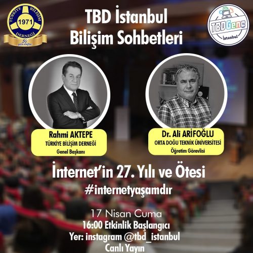TBD İstanbul Şubesi Bilişim Sohbetleri: İnternet’ in 27. Yılı ve Ötesi