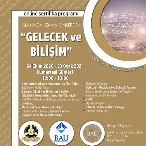 Bahçeşehir Üniversitesi – TBD Online Sertifika Programı