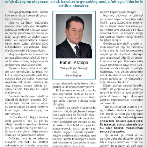 Dijital Dönüşümde Liderlik – KOBİ EFOR