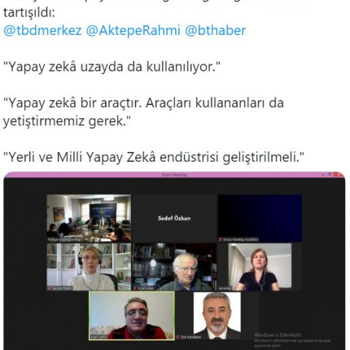 Türkiye’de Yapay Zekânın geleceği bugün TBD’de – KOBİ EFOR