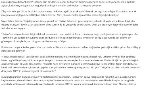 Bilişimde 50. Yıl – DÜNYA