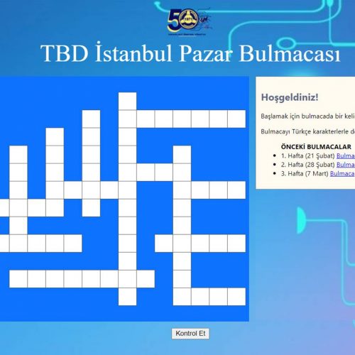 TBD Istanbul March 14th Sunday Puzzle