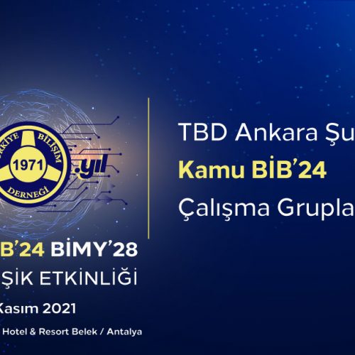 Kamu-BİB’24 Çalışma Grupları Kuruluyor