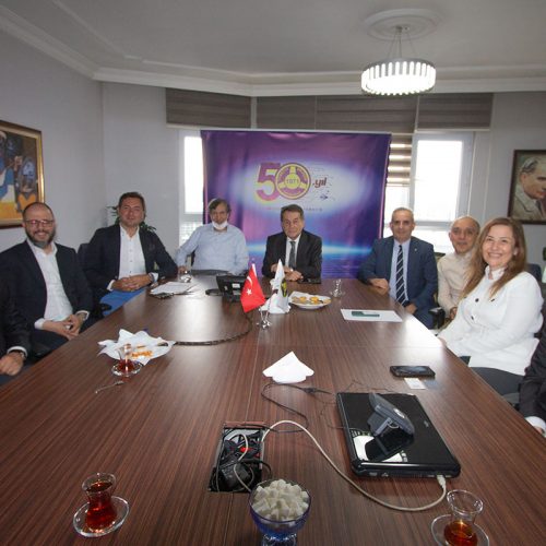 TOBB Türkiye Fuarcılık Sektör Meclisi Başkanı Sn. Cihat ALAGÖZ Ve TOBB Türkiye Yazılım Meclisi Başkanı Sn. Ertan BARUT, TBD Genel Başkanı Sn. Rahmi AKTEPE ve TBD Heyetini Ziyaret Etti