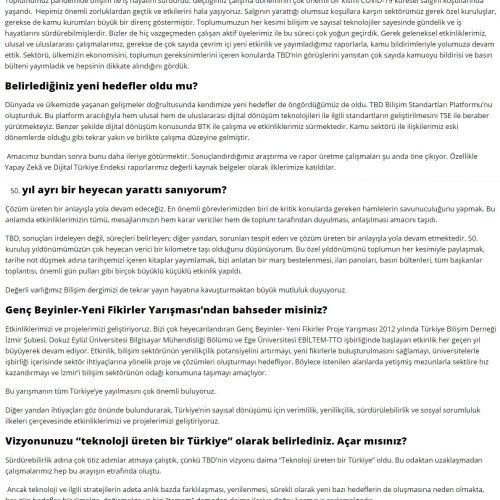 TBD Genel Kurulundan – DÜNYA