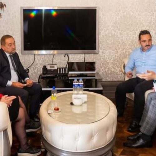 TBD 2. Başkanı Sn. M. Ali YAZICI ve TBD Merkez Yönetim Kurulu Üyesi Sn. Nuray BAŞAR Ankara Kent Konseyi Başkanı Sn. Halil İbrahim YILMAZ’ı Makamında Ziyaret Etti