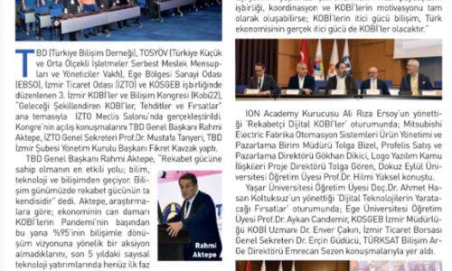KOBİ’lerin İtici Gücü Bilişim; Türk Ekonomisinin Gerçek İtici Gücü KOBİ’ler Olacak – KOBİEFOR