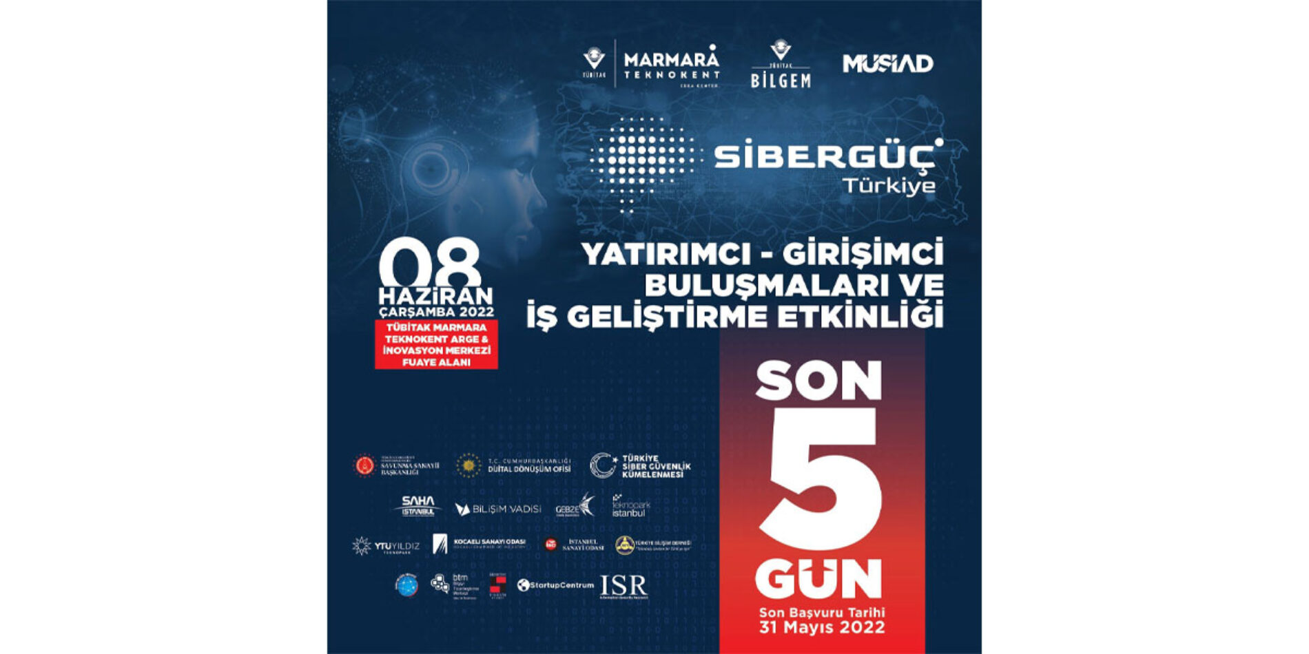 Türkiye Bilişim Derneği Olarak Desteklediğimiz “SİBERGÜÇ Türkiye” Etkinliğine Tüm Siber Güvenlik Paydaşlarını Beklemekteyiz