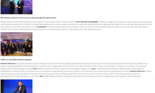 TBD 39. Ulusal Bilişim Kurultayı Başlıyor – AKILLI GÜNDEM