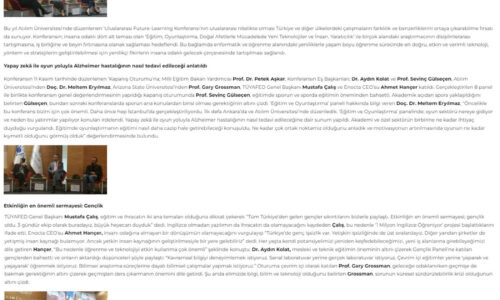 Geleceğin Eğitimi ve Yeni Teknolojiler Tartışıldı – BT Haber