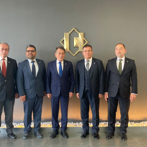 TBD Genel Başkanı Sayın Rahmi AKTEPE ve TBD Heyeti ESIAD Yönetim Kurulu Başkanı Sayın Kenan IŞIK’ı Makamında Ziyaret Etti