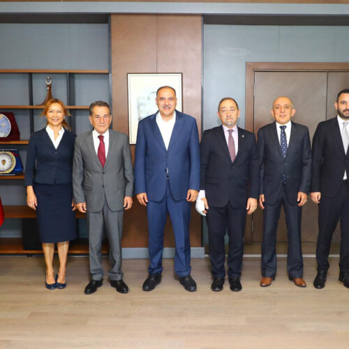 TBD President Mr. Rahmi AKTEPE and TBD Delegation visited Deputy Minister of Transport and Infrastructure Mr. Ömer Fatih SAYAN in his office