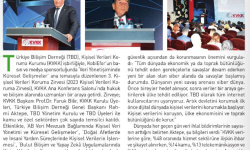 TBD Genel Başkanı Rahmi Aktepe: “Dünyanın yeni savaş arenası; siber dünya” – KOBİ EFOR