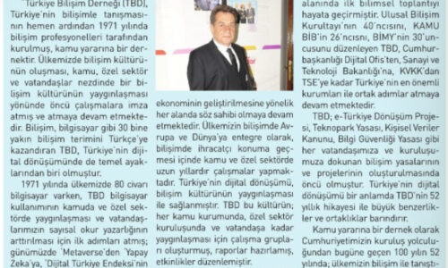 TBD Genel Başkanı Rahmi Aktepe Teknoloji üreten bir Türkiye için – KOBİ EFOR